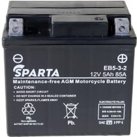 Мотоциклетный аккумулятор Sparta EB5-3-2, YTX5L-BS, YT5L-BS, YTZ7S (5 А·ч)