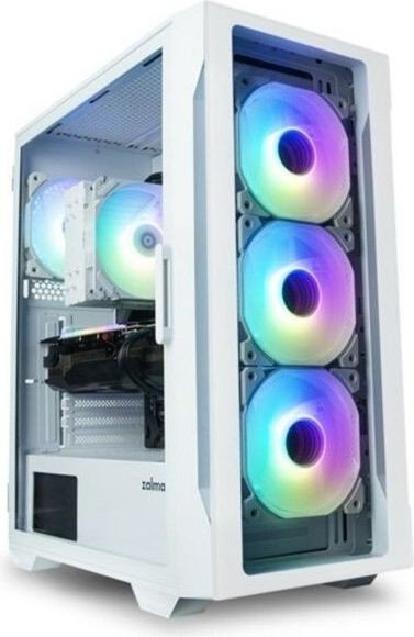 

Компьютер HAFF Ryzen 7 5700X 16GB 512 GB 4060Ti 8GB 600W Zalman i3 Neo TG (белый)