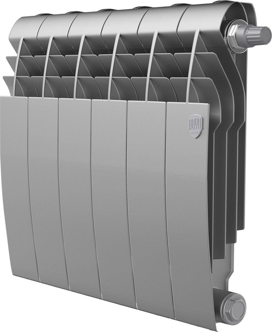 

Дизайн-радиатор Royal Thermo Biliner 350 Silver Satin VR80 - 6 секций