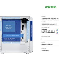 Корпус XASTRA A303M 3FRGB (белый)