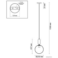Подвесная люстра Odeon Light Okia 4671/1