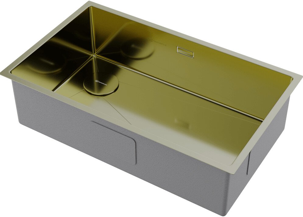 

Кухонная мойка Omoikiri Taki 74-U/IF-L Side LG 4997472 (светлое золото)