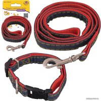 Ошейник с поводком Мультидом Стиль VL40-12 (р. M)