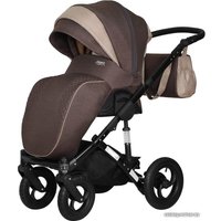 Универсальная коляска Siger Alba (2 в 1, бежевый/коричневый)