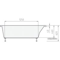 Ванна Alpen Tigra 170x80 L