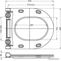 Унитаз подвесной BelBagno Sfera-R [BB513CH + BB4030SC]