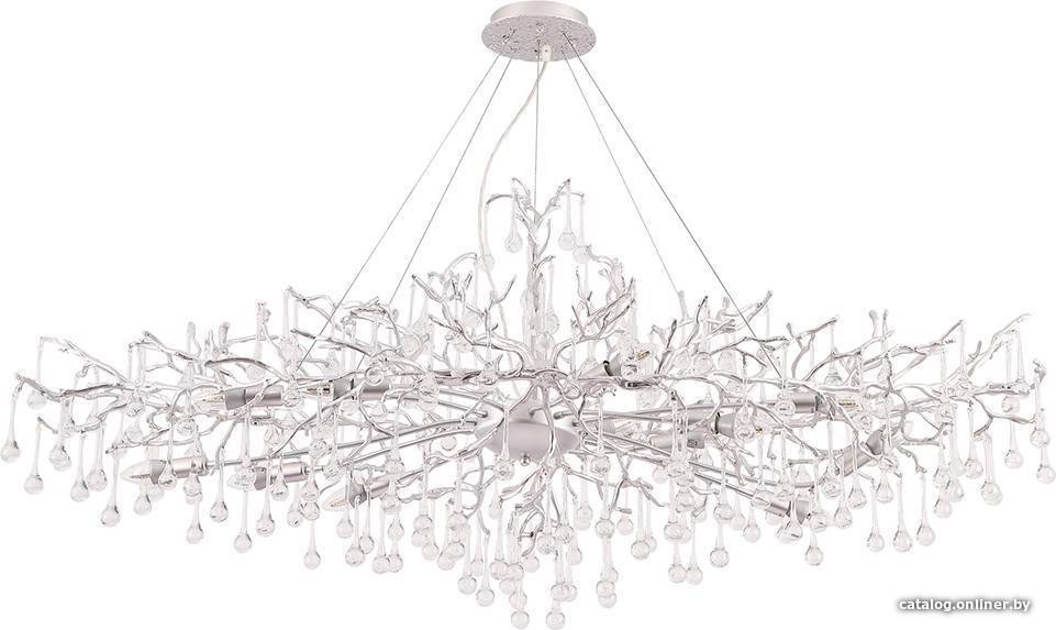 Подвесная люстра Crystal Lux Reina V2 Sp12 L1500 Silver Patina