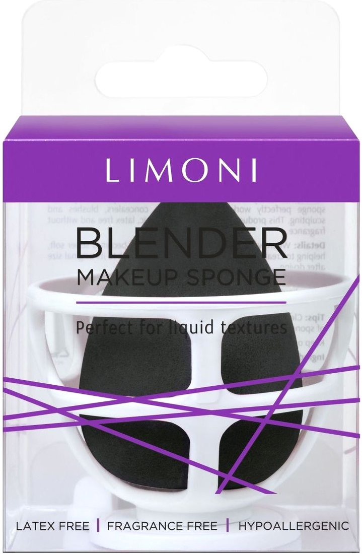 

Спонж Limoni Blender Makeup Sponge (черный)