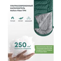 Спальный мешок RSP Outdoors Sleep 250 L (зелёный, молния слева)