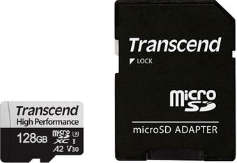 Карта памяти Transcend microSDXC 330S 128GB (с адаптером)