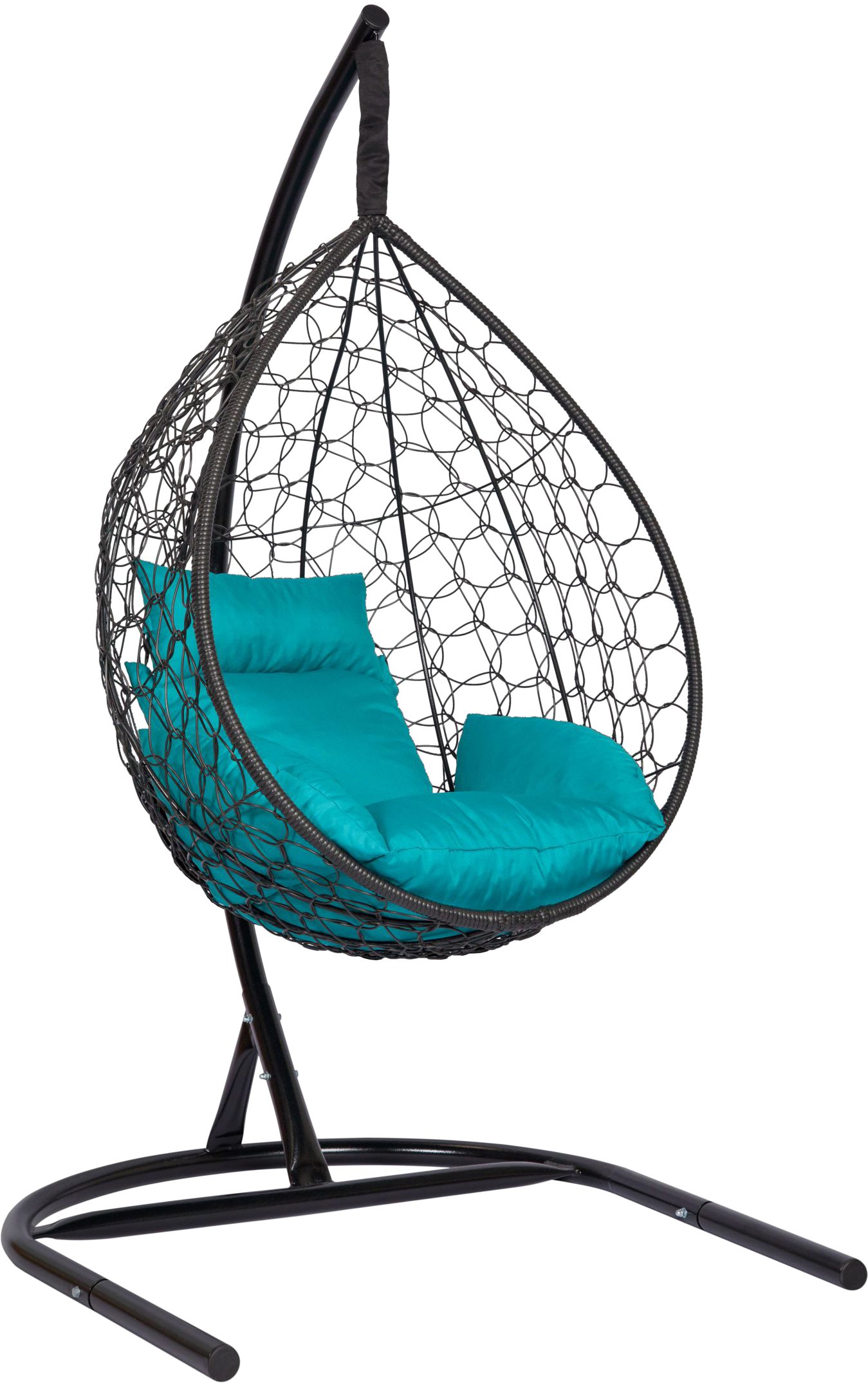 

Подвесное кресло LetoLux Liverpool Comfort (черный/бирюзовый)