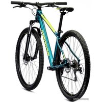 Велосипед Merida Big.Nine 20 L 2021 (бирюзово-синий/лайм)