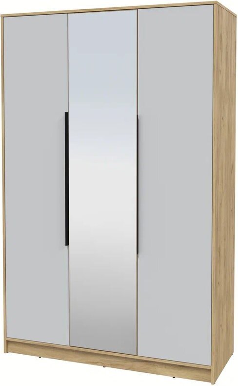 

Шкаф распашной Интерлиния Концепт КТ-Ш3з (серый/дуб золотой)