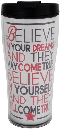 Многоразовый стакан Herevin Believe 161483-003 440мл (белый)