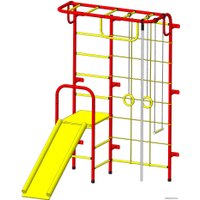 Детский спортивный комплекс Пионер С107М (красный/желтый)