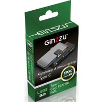 Карт-ридер Ginzzu GR-862UB