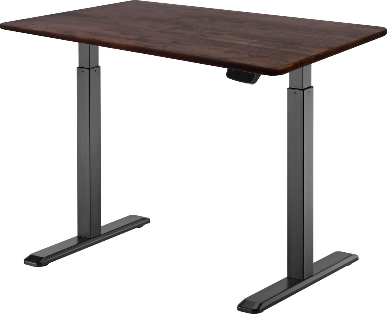 

Стол для работы стоя ErgoSmart Wooden Electric Desk Prime 1300х750х27 мм (прямой край, дуб мореный/черный)