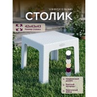Садовый стол Mega-Plast Bistro (белый)