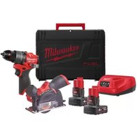  Milwaukee M12 FPP2G2-402X 4933480592 (шуруповерт, циркулярная пила, 2 АКБ, кейс)