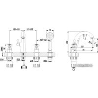 Смеситель Lemark VINTAGE [LM2841B]