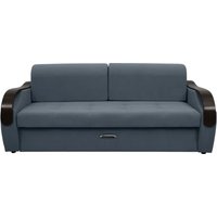 Диван Сириус Лидер-6 ППУ 225x110 (Eva 10 велюр серый)