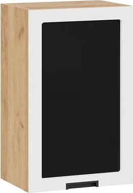 

Шкаф навесной Трия Гренада 1В45С (дуб крафт золотой/холст белый)