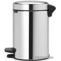 Мусорное ведро Brabantia Pedal Bin NewIcon 3 л (стальной полированный)