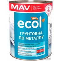 Алкидная грунтовка Ecol ГФ-021 (1 л, светло-серый)