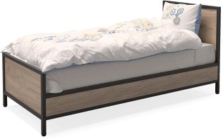 

Кровать Millwood Neo Loft КМ-2.1/1 Л (дуб табачный Craft/металл черный)