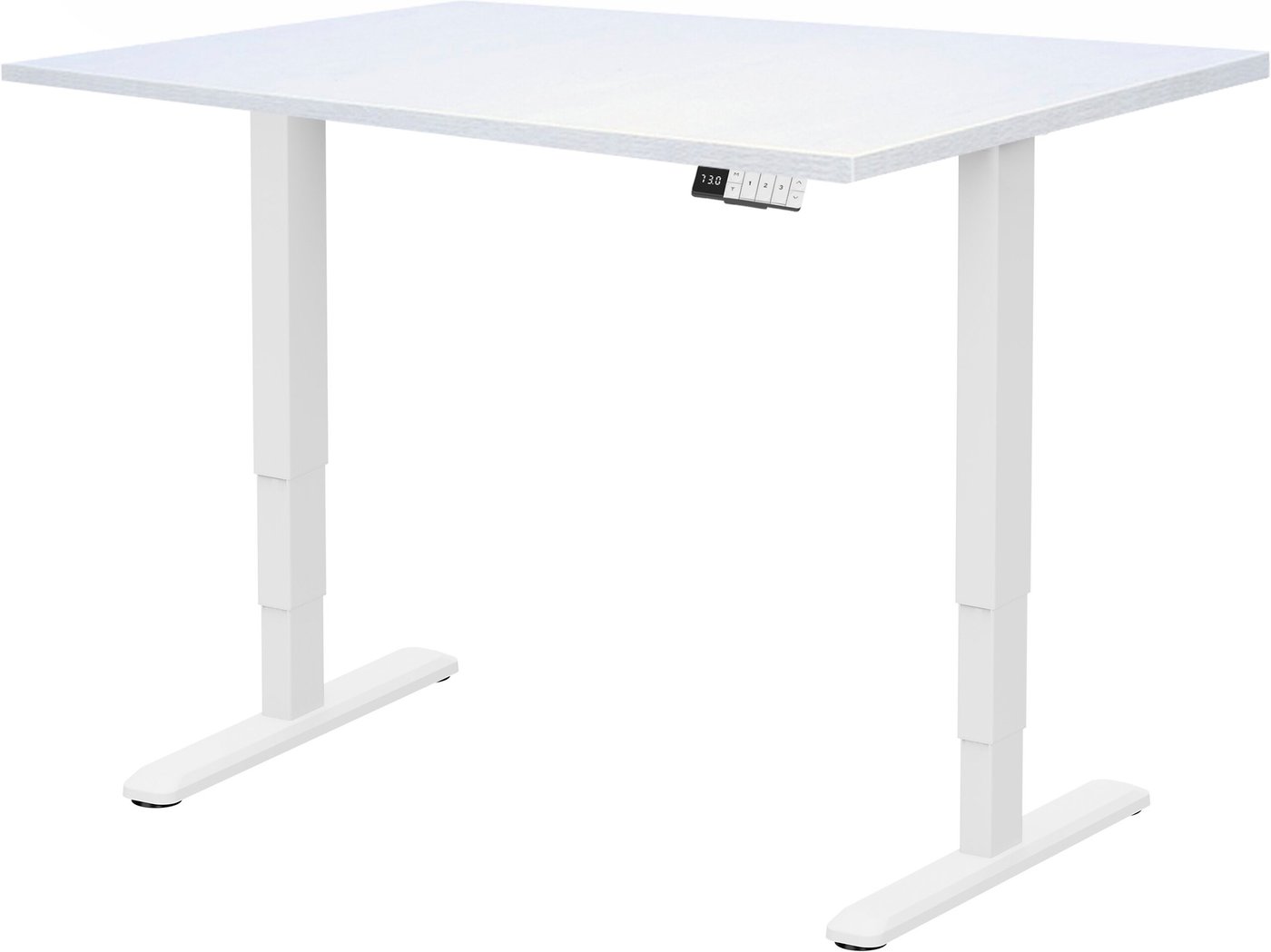 

Стол для работы стоя ErgoSmart Unique Ergo Desk 1360х800х36 мм (Ясень Тронхейм/белый)