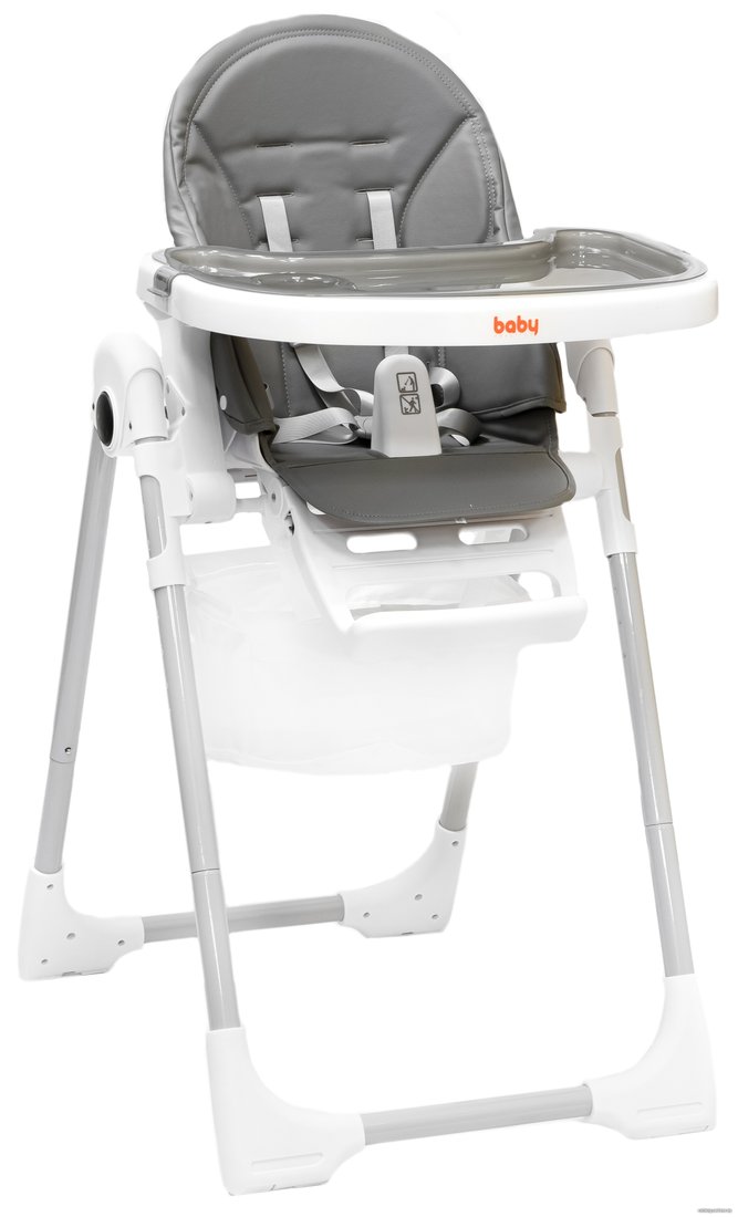 Высокий стульчик Baby Prestige Junior Lux (серый)