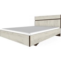 Кровать Заречье Крафт Мод.КТ3в 140х200 (дуб крафт белый/венге)