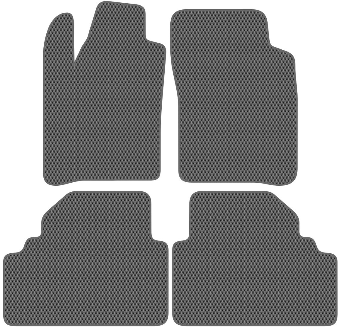 

Комплект ковриков для авто Alicosta Renault Scenic II (хэтчбек 5 дв) 2003 - 2009 (серый, ромб)