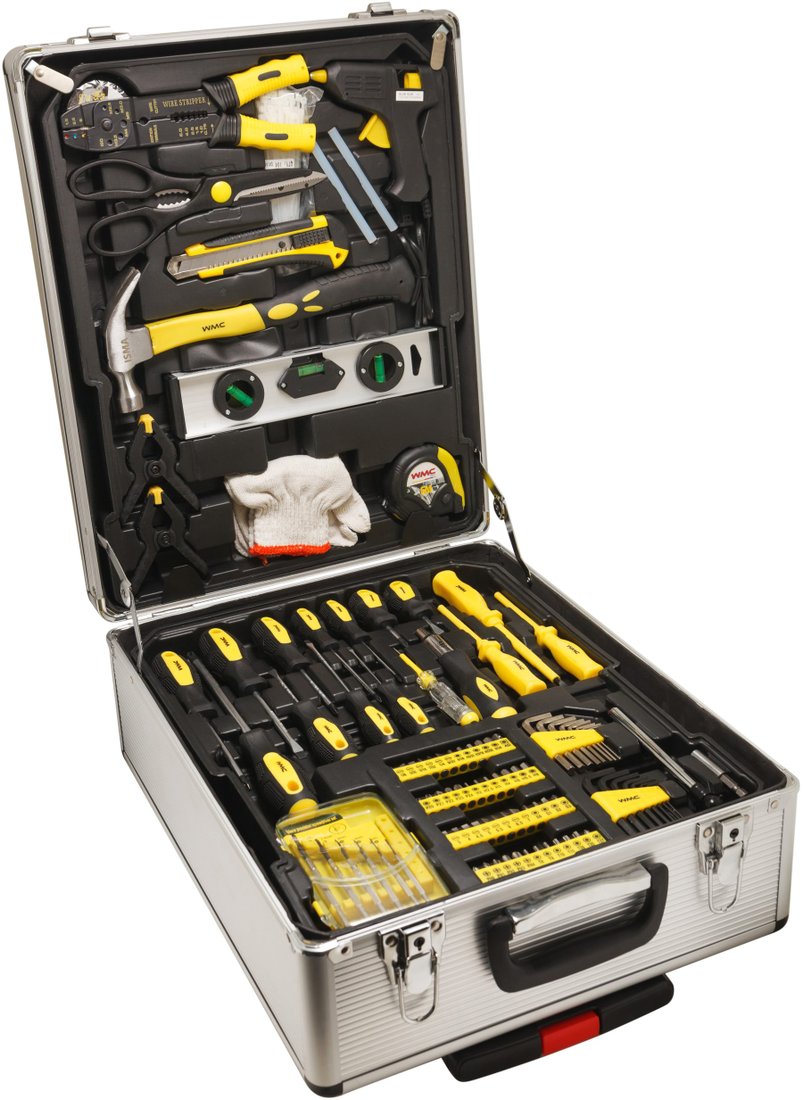 

Набор домашнего мастера WMC Tools 301400 (1400 предметов)