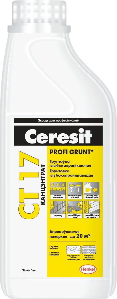 

Акриловая грунтовка Ceresit CT 17 Profi Grunt 1 л
