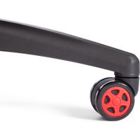 Игровое (геймерское) кресло TetChair Pilot флок/ткань (черный/черный/красный) в Солигорске