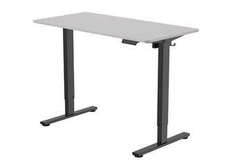 Стол Smartstol Optimal 120x80x1.8 см (черный/серый камень)