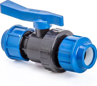 Запорная арматура Lammin Кран шаровый (обойма-обойма) для ПЭ труб Ду 63