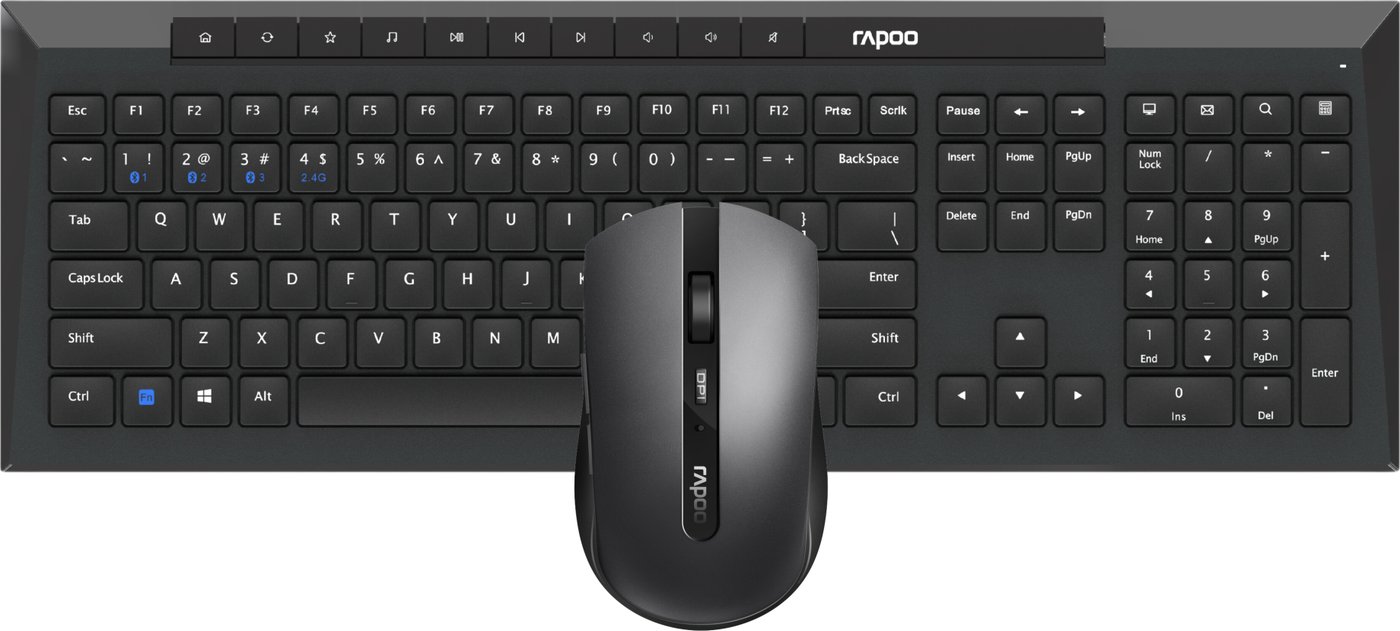 

Офисный набор Rapoo 8210M (черный)