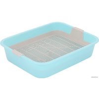 Туалет-лоток Альтернатива Мур-мяу М7848 (голубой) в Гомеле