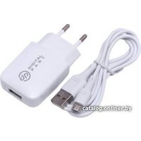 Сетевое зарядное Digital Part P20 Plus (с кабелем microUSB)