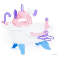 Ванночка для кукол Полесье №3 с аксессуарами 47267 (в пакете)