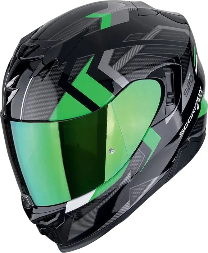 

Мотошлем Scorpion Exo Exo-520 Evo Air Sensus (р. M, черный/зеленый)