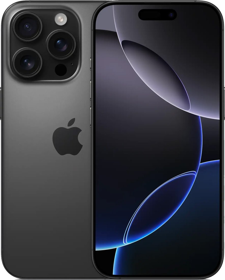 Телефон Apple iPhone 16 Pro Dual eSim 1TB (черный титан)