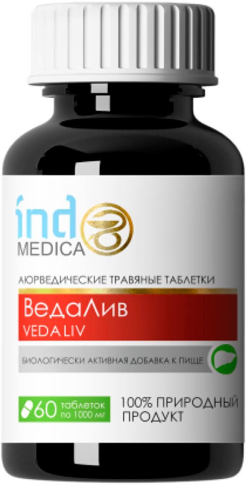 БАД Meitan Indo Medica ВедаЛив: для печени (60 таблеток)