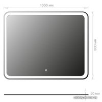  Onika Зеркало Магна 100 Led 210018