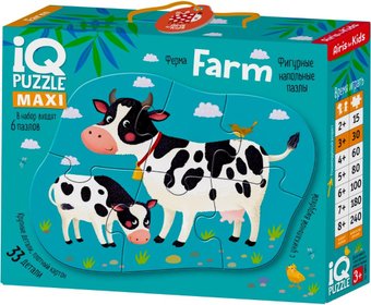 Развивающая игра Айрис-Пресс IQ Напольный. Ферма