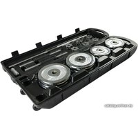 Набор гантелей с грифом для штанги AMETIST хромированные в чемодане 50 кг