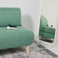 Диван DiArt Элли 120 (велюр, мятный Antonio mint /бук) в Гомеле