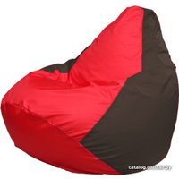 Кресло-мешок Flagman Груша Макси Г2.1-177 (коричневый/красный)